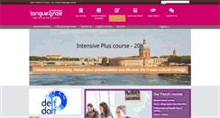 Desktop Screenshot of langueonze.com